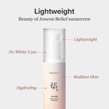 Beauty Of Joseon - Ginseng Moist Sun Serum ( SPF 50+ PA++++ ) 50 ml